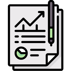 paper with graphs and charts